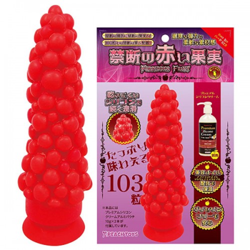 日本Peach Toys禁忌的果实入珠老二硬弹力★按摩棒