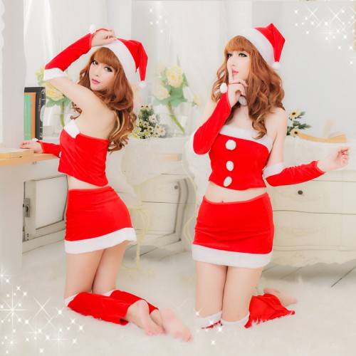 Christmas costume show sexy lingerie uniforms temptation DS nightclub clothes