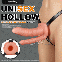 Unisex Hollow 男用穿戴式空心雙龍棒